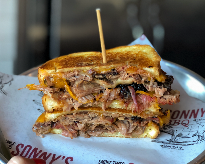 Brisket Grilled Cheese Sonny's BBQ