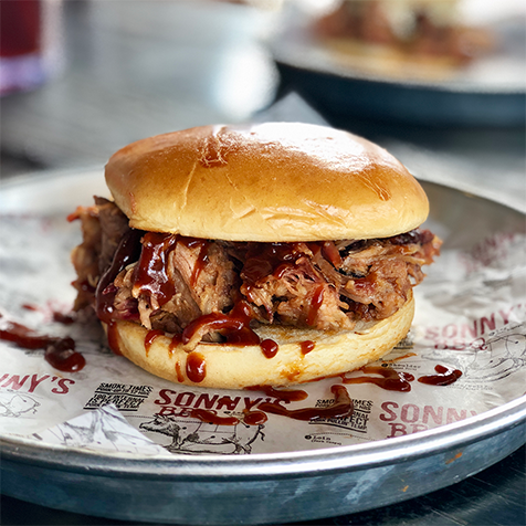 50% off Pulled Pork Sandwich