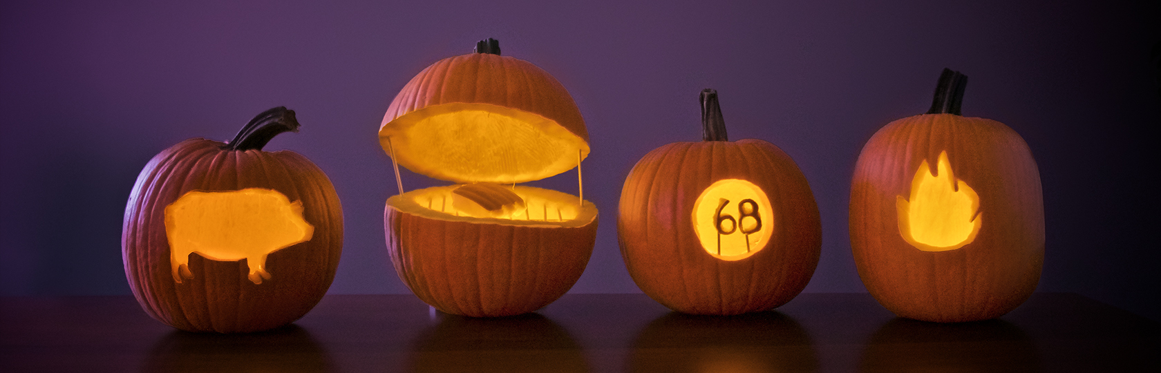 Printable: BBQ Pumpkin Carving Stencils - Sonny's BBQ