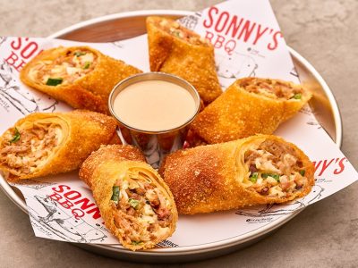 BBQ Egg Roll Appetizer at Sonny's BBQ
