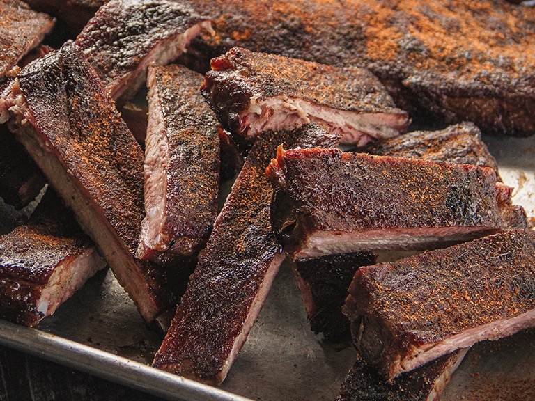 House Dry Rubbed Ribs by the pound at Sonny's BBQ