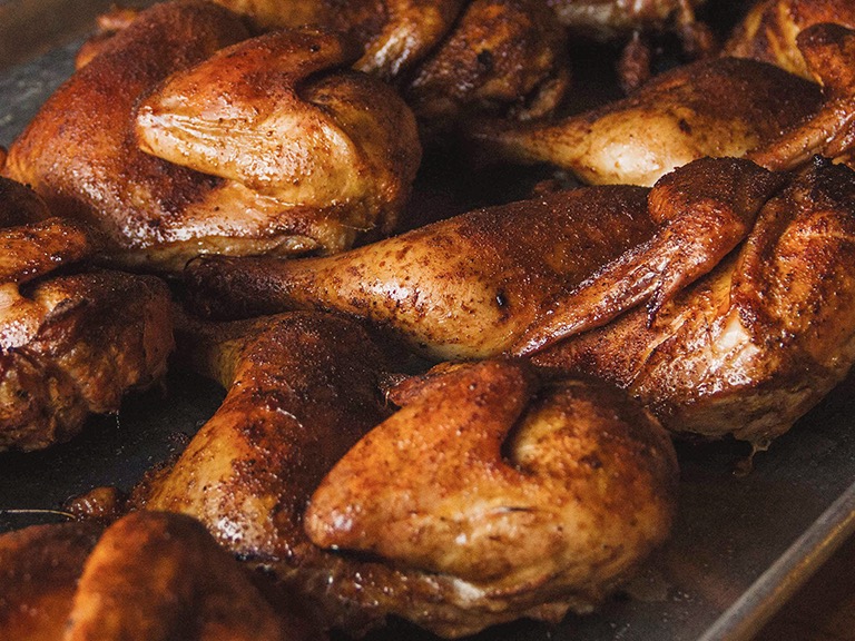 Smoked Pulled Chicken by the pound at Sonny's BBQ