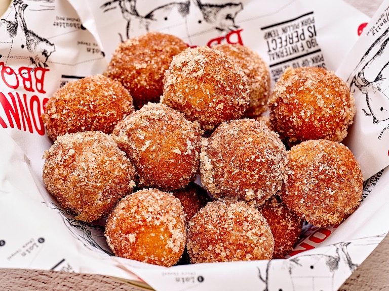 Cinnamon Sugar Donut Holes at Sonny's BBQ