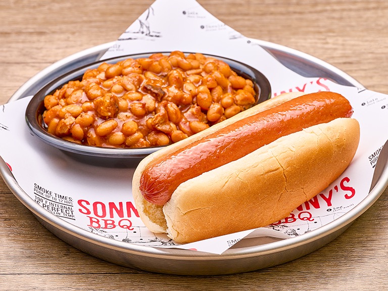 Hot Dog kid's meal at Sonny's BBQ