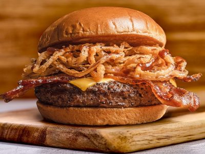 Big Deal Candied Bacon Burger at Sonny's BBQ