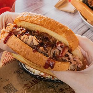 Sonny's Pulled Pork Sandwich