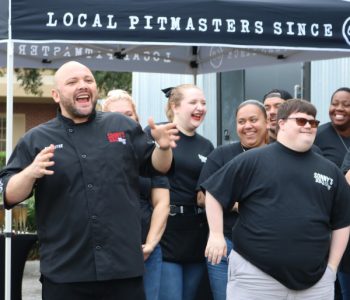 Sonny's employees celebrate together
