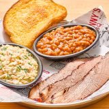 Beef Brisket Pitmaster Lunch Plate with two sides at Sonny's BBQ