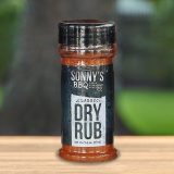 A shaker of Sonny's BBQ Classic Dry Rub.