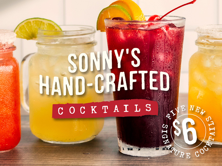 $6 Sonny's Hand-Crafted Cocktails
