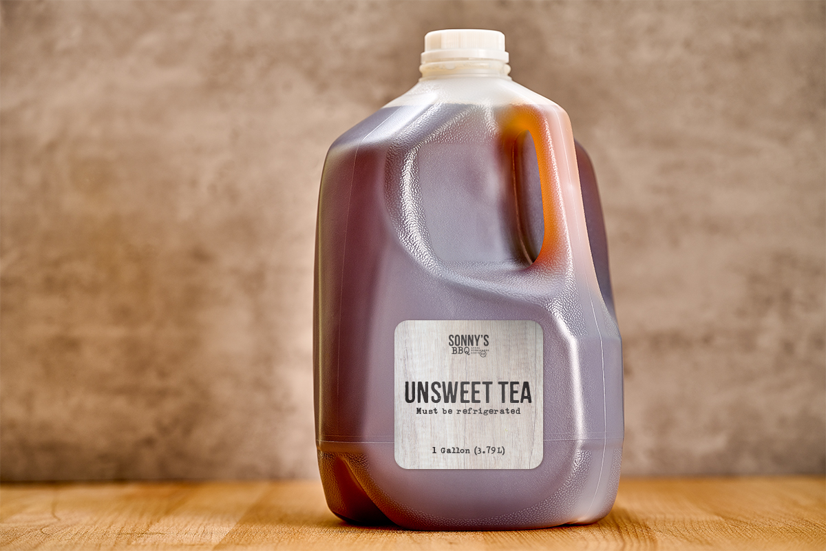 A Gallon of Unsweet Tea at Sonny's BBQ