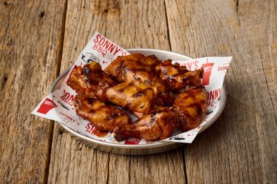 Summer Seasonal Menu Wing Special at Sonny's BBQ.