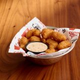Fall Seasonal Menu Cheese Curds at Sonny's BBQ.