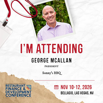 Badge and headshot of man sit above background reading 