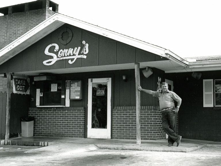 Sonny Tillman stands outside Waldo Road, original Sonny's location.
