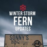 Restaurant Exterior with text reading 