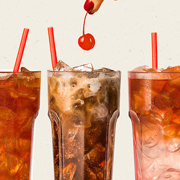 Lineup of Sonny's BBQ Mocktails