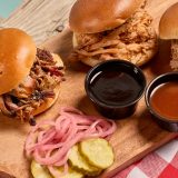 The slider trio from Sonny's BBQ.